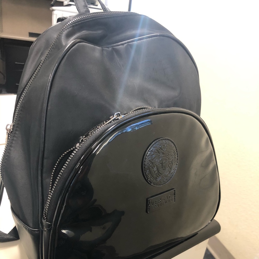 Black Versace backpack